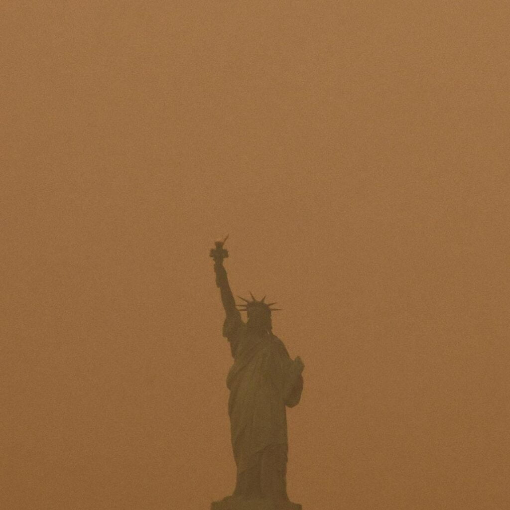 Multiple Air Quality Code Reds Issued as Canadian Wildfires Affect Northeast US