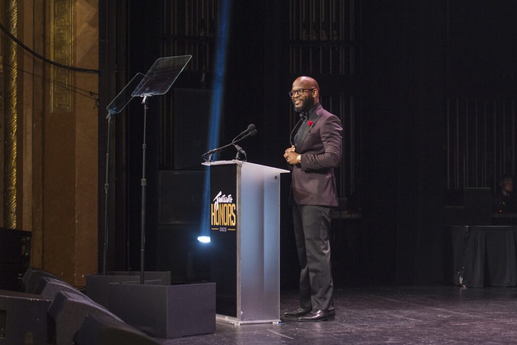 Laquan Austion, the founder of the Juneteenth Foundation
