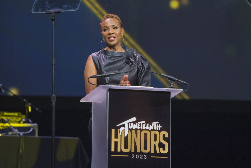 MC Lyte took the stage as the event's host.
