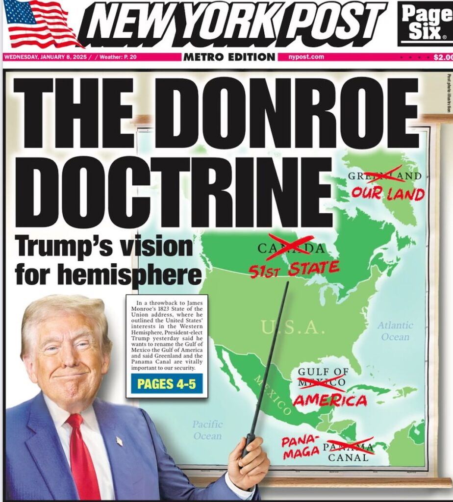 Donald Trump elected 47th US president share the redrawn map on social media